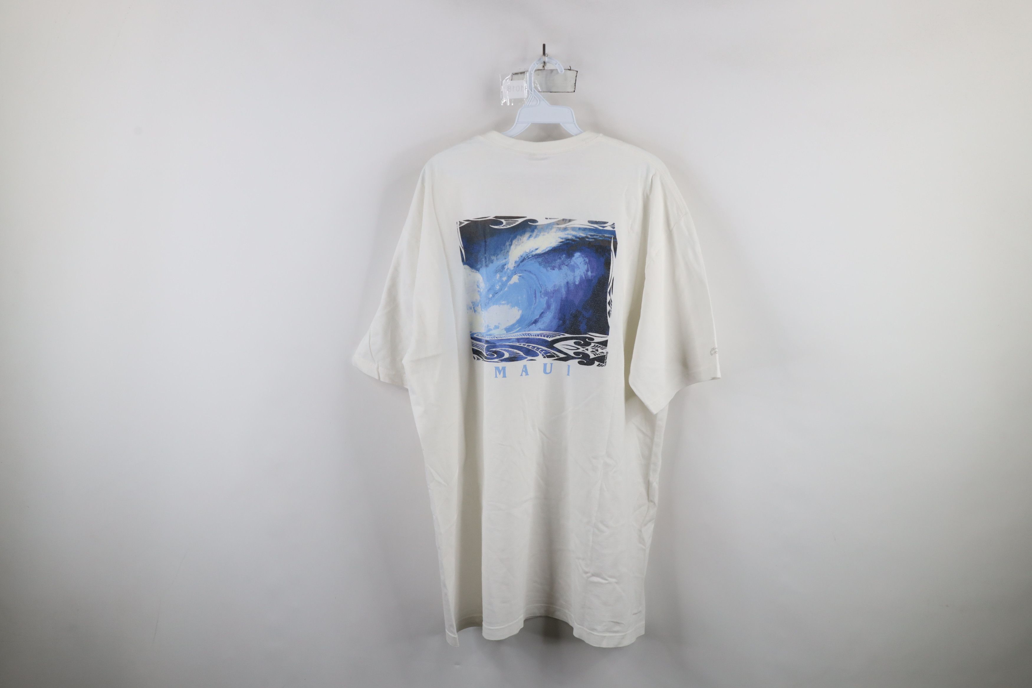 Vintage Vintage 90s Y2K Streetwear Surfing Maui Hawaii T-Shirt White Size US XL / EU 56 / 4 - 13 Thumbnail