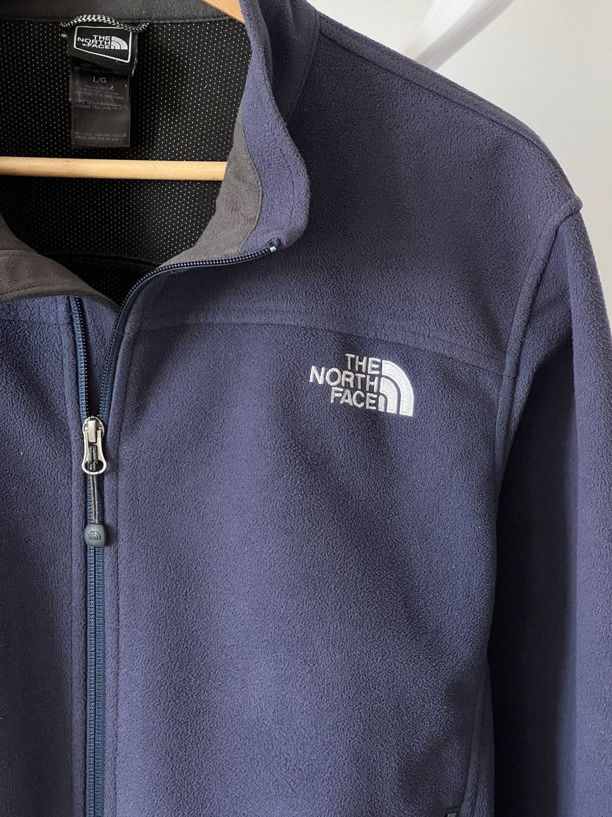 The North Face × Vintage The North Face vintage fleece windwall zip up jacket Size US L / EU 52-54 / 3 - 3 Thumbnail