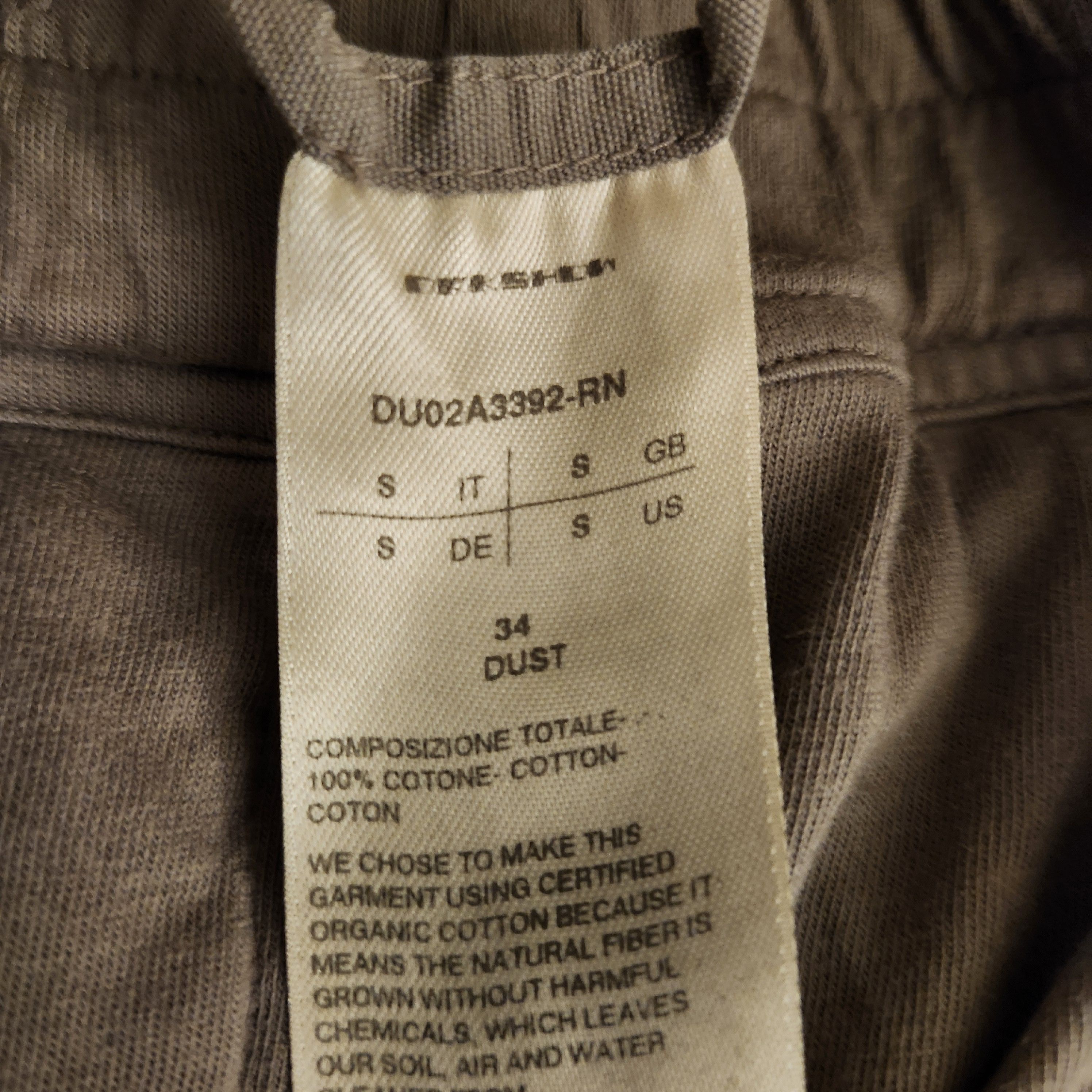 Rick Owens × Rick Owens Drkshdw Rick Owens Drkshdw Berlin Pants "Dust" Size US 34 / EU 50 - 3 Thumbnail