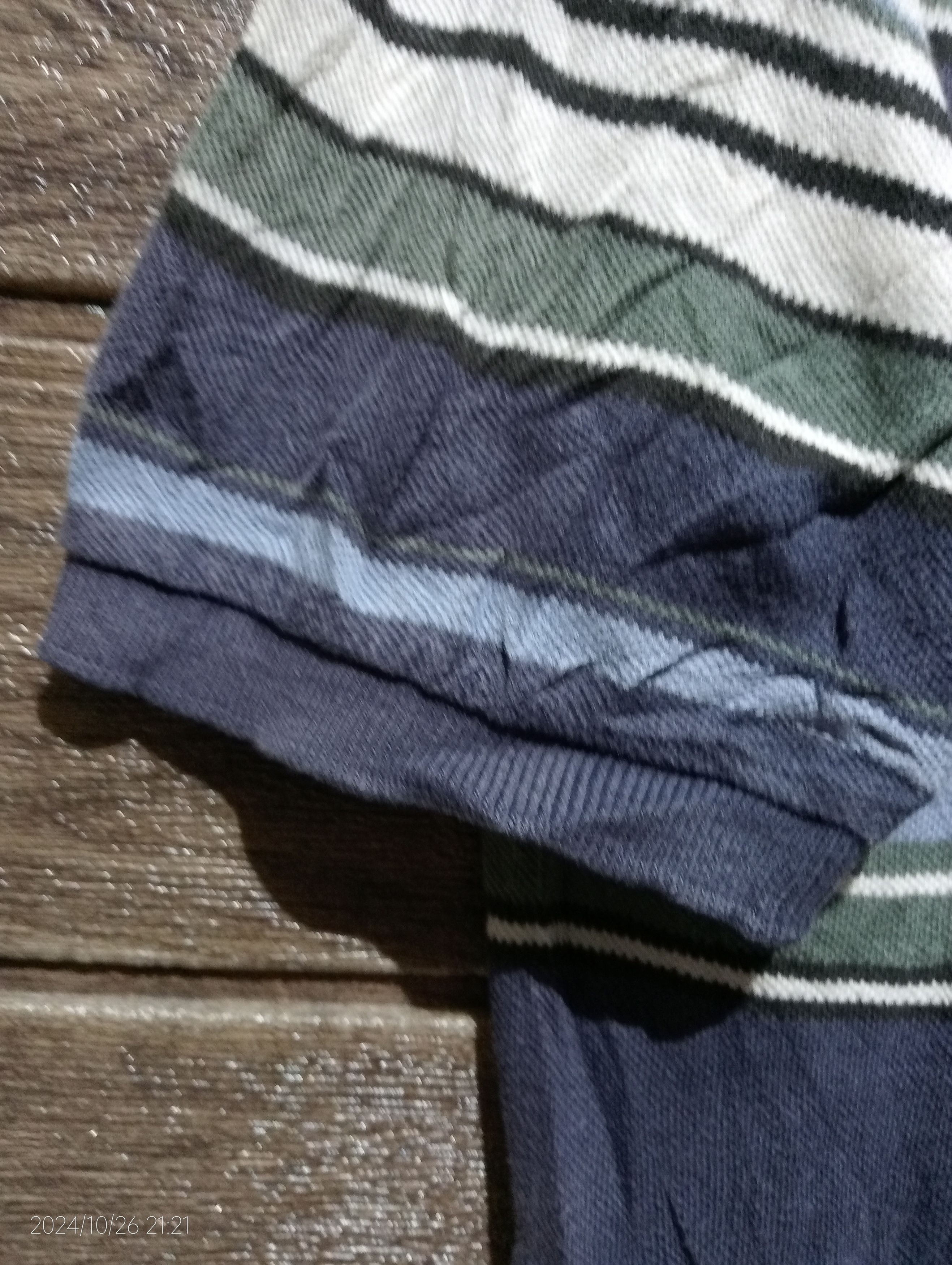 Polo Ralph Lauren VTG '90s Polo by Ralph Lauren Made in USA Stripe Polo Shirt. Size US L / EU 52-54 / 3 - 7 Thumbnail