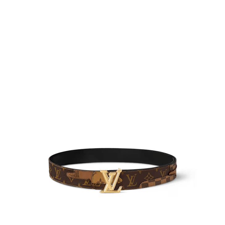 Louis Vuitton LV Dimension Monogram Landscape 40MM Reversible Belt 110CM Size ONE SIZE - 4 Thumbnail