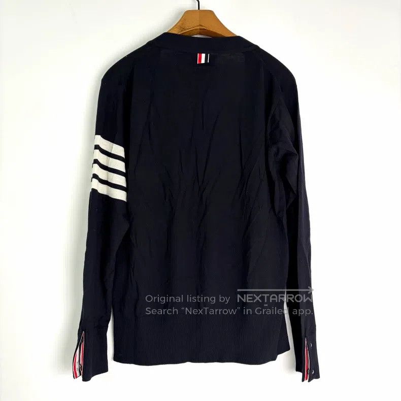 Thom Browne Thom Browne Black Wool Open-Cardigan Size US M / EU 48-50 / 2 - 2 Thumbnail