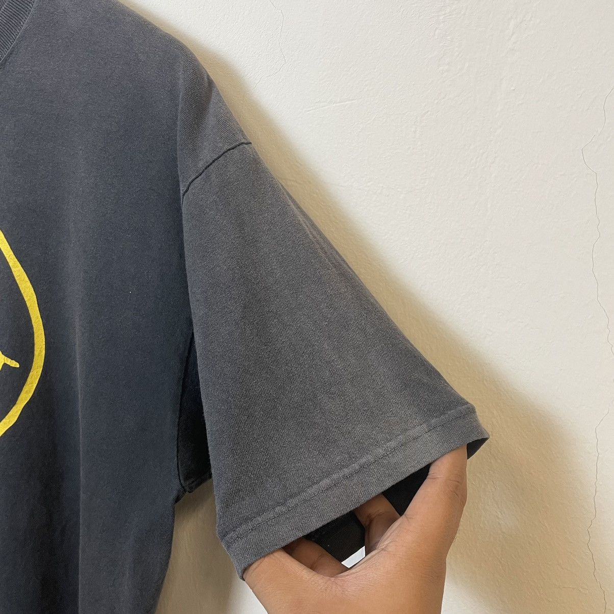 Band Tees × Vintage Vintage Y2K Thrashed Nirvana Parody Tee Shirt Size US L / EU 52-54 / 3 - 4 Thumbnail