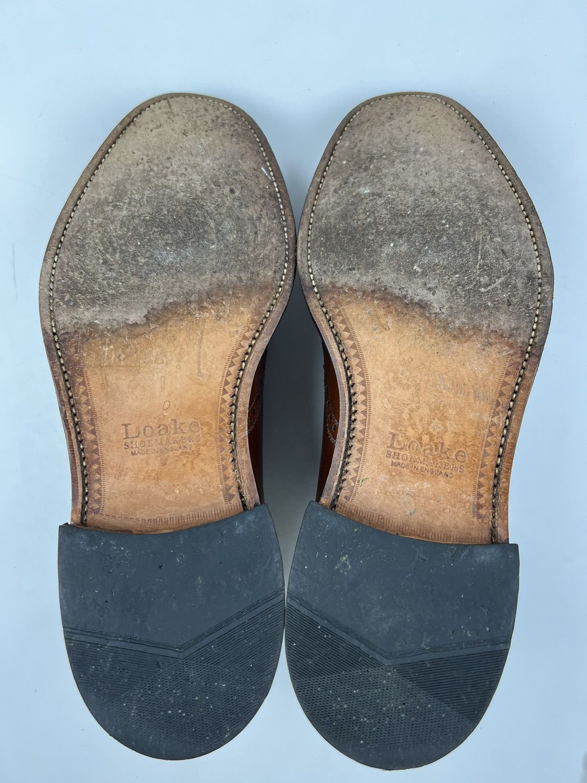 Loake LOAKE Brogues Leather Shoes Made in England Brown Men’s Size US 12 / EU 45 - 16 Thumbnail