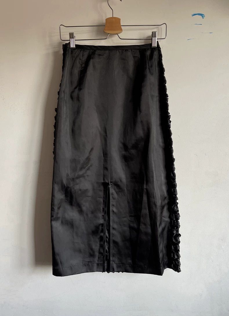 Comme des Garcons Comme des Garcons size M A long skirt with black ruffles a Size 23" - 5 Thumbnail