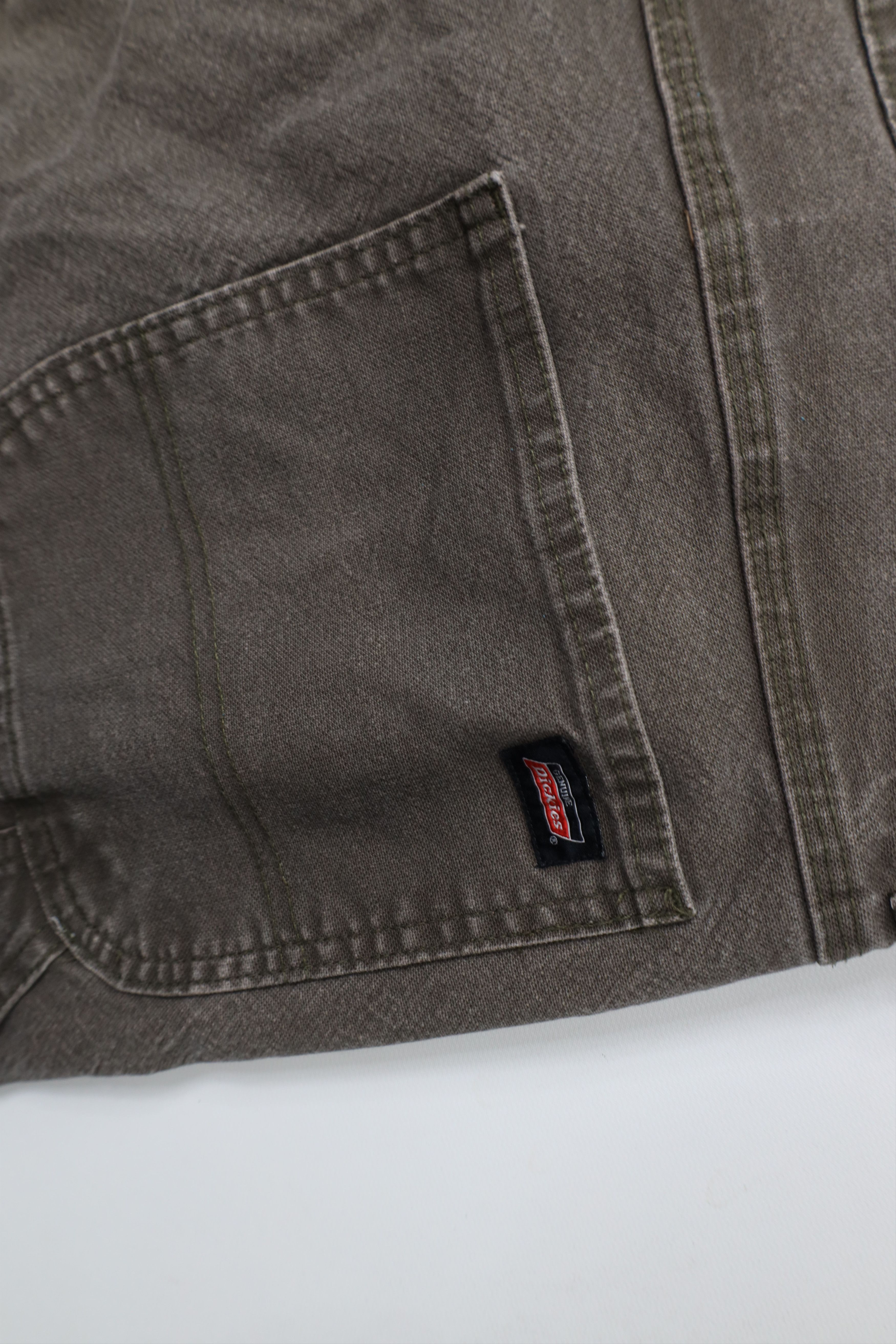 Dickies × Vintage Vintage Y2K Dickies Spell Out Wide Leg Canvas Dungaree Pants Size US 42 / EU 58 - 11 Thumbnail