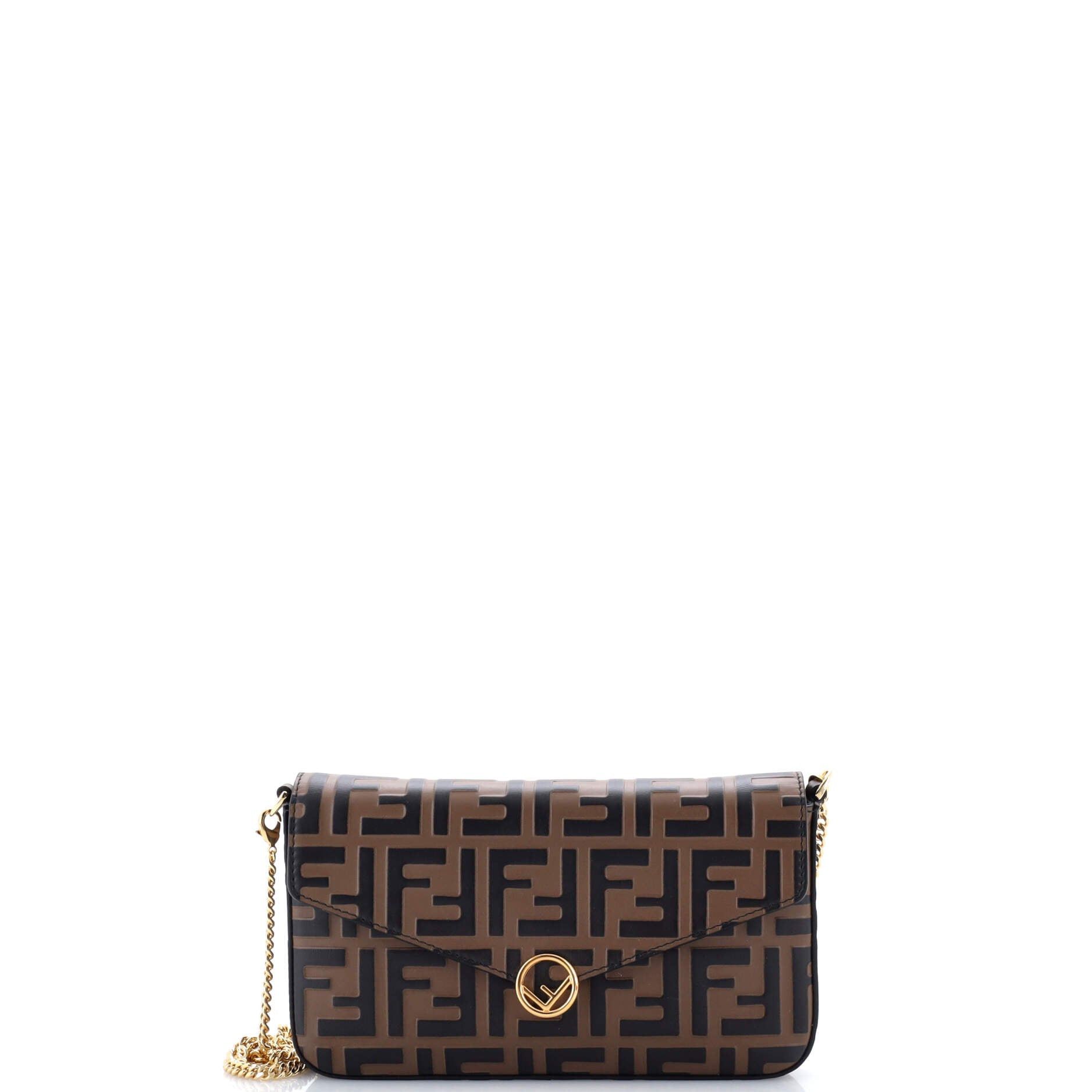 Fendi F is Envelope Clutch on Chain Size ONE SIZE - 1 Thumbnail