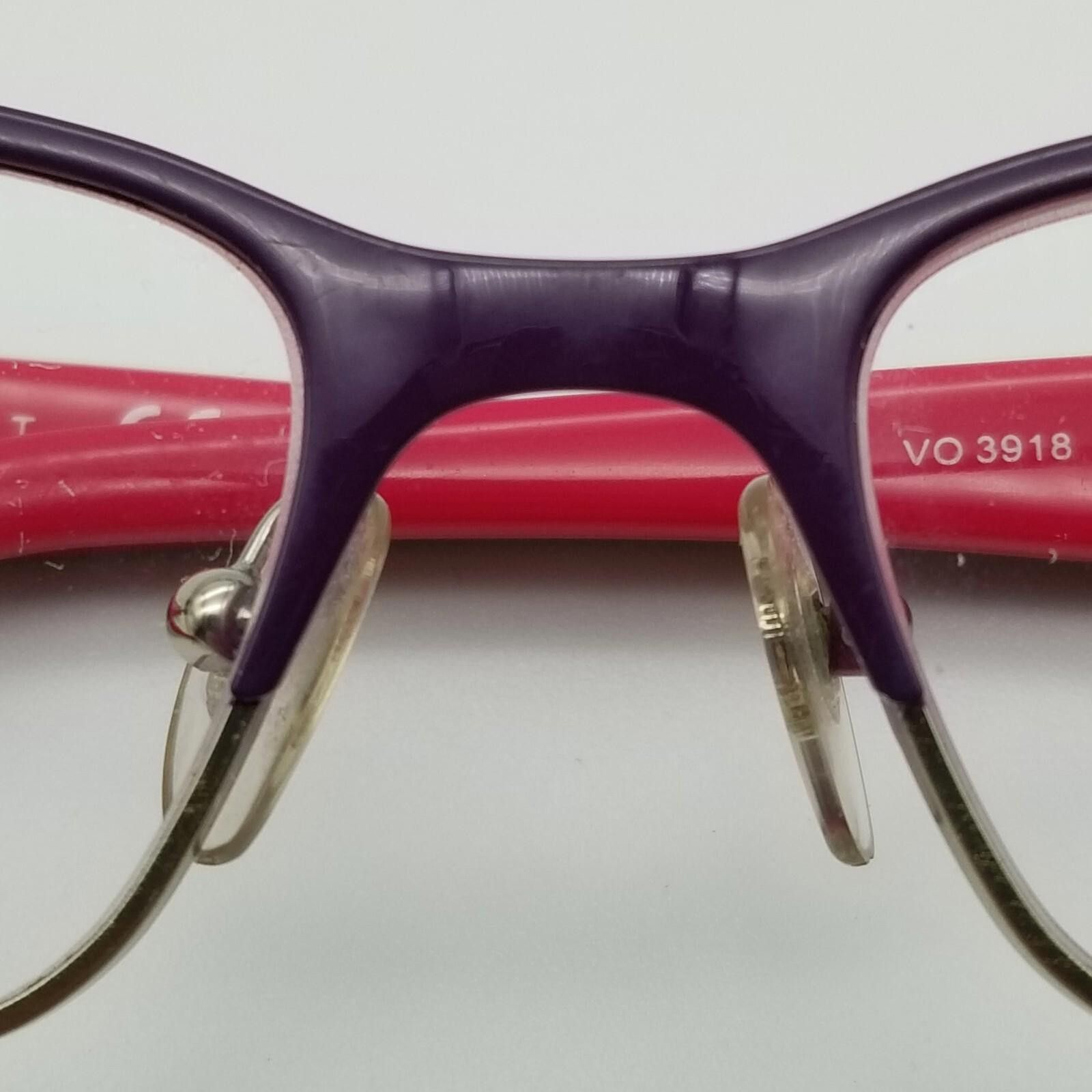 Vogue Vogue Eyeglasses FRAMES ONLY VO 3918 934 52-17-135 Pink Y969 Size ONE SIZE - 4 Thumbnail