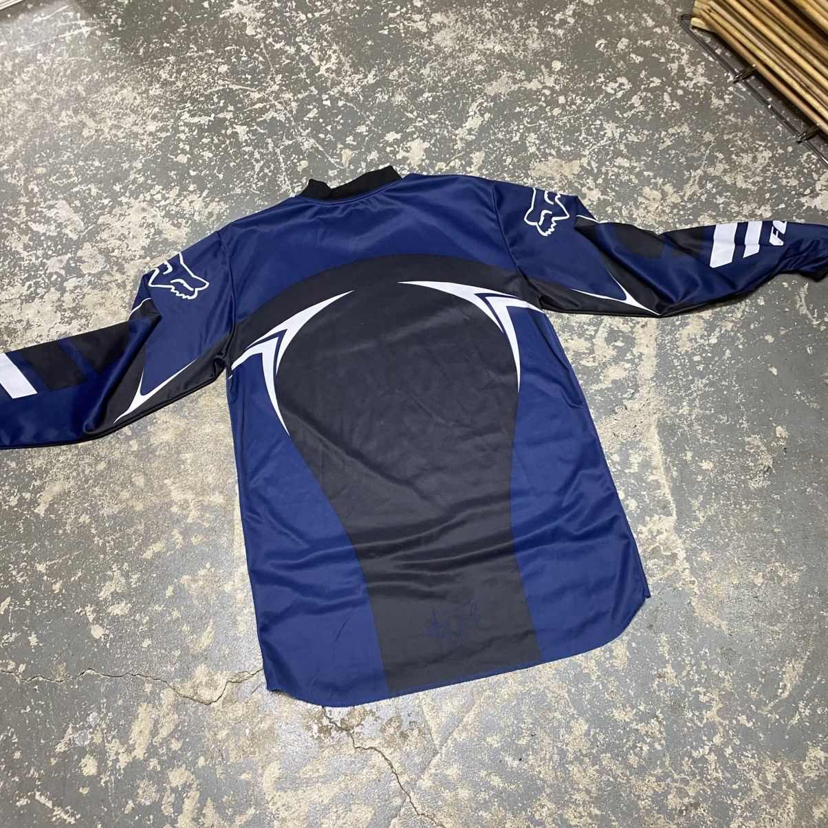 Fox Racing × Vintage Vintage Fox Racing Motor-cross Jersey Long Sleeve Tshirt Size US S / EU 44-46 / 1 - 12 Thumbnail