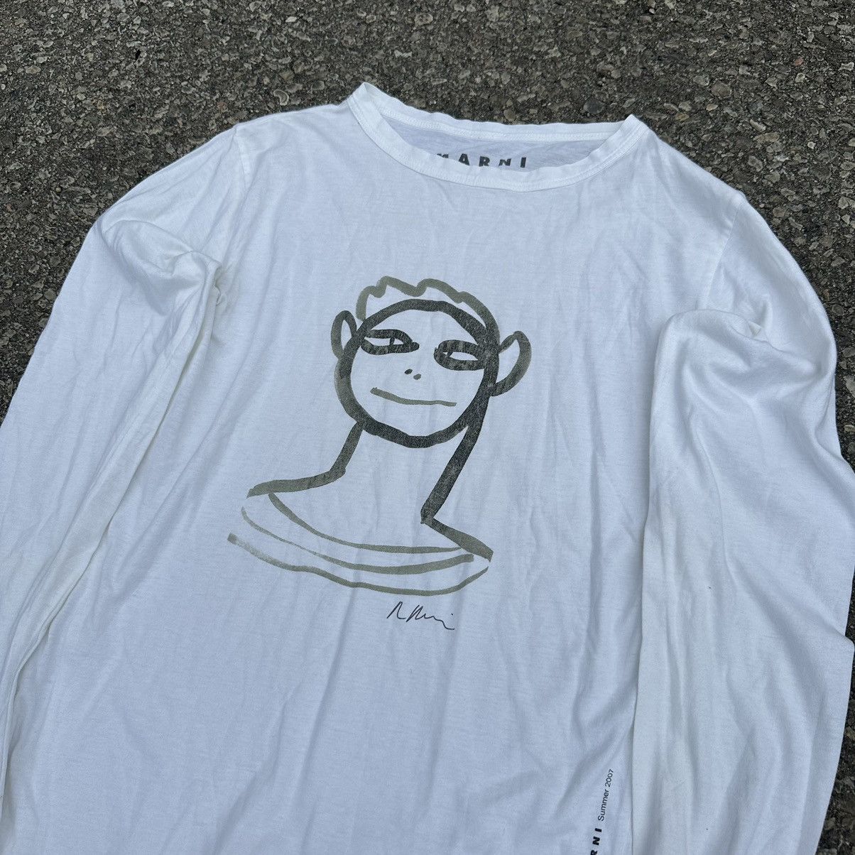 Marni Archive Rare Marni x Richard Prince Long Sleeve 2007s Size US S / EU 44-46 / 1 - 2 Thumbnail