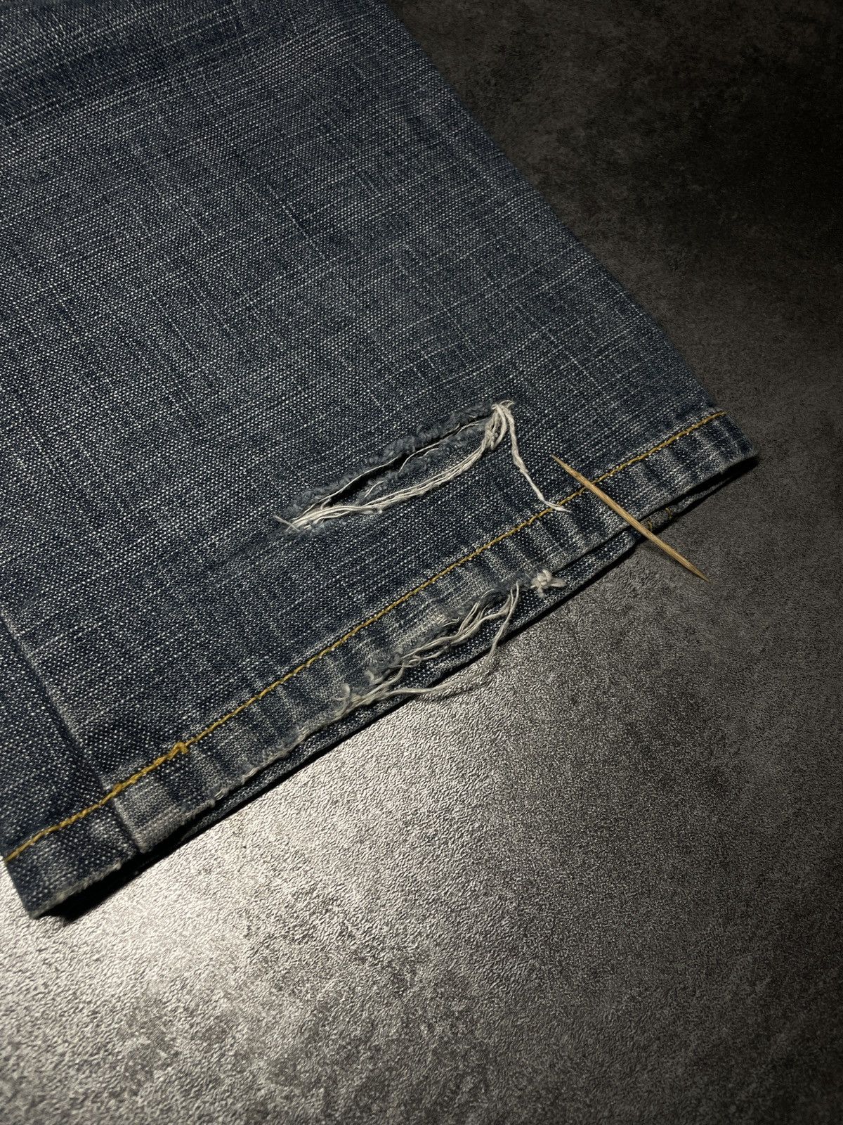 Vintage 🔥RARE🔥Vintage Y2K Denim Wide Pants Rare Hype Streetwear Size US 32 / EU 48 - 20 Thumbnail