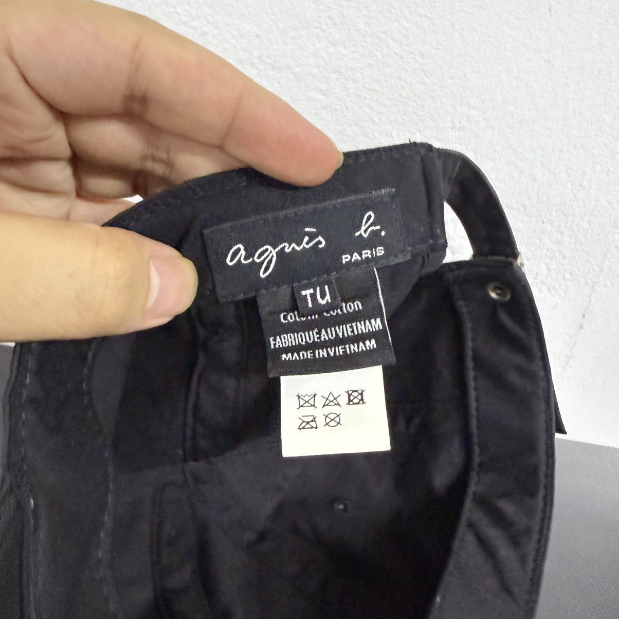 agnes b. Vintage Agnes B Paris 6 Panel Baseball Cap Size ONE SIZE - 6 Thumbnail