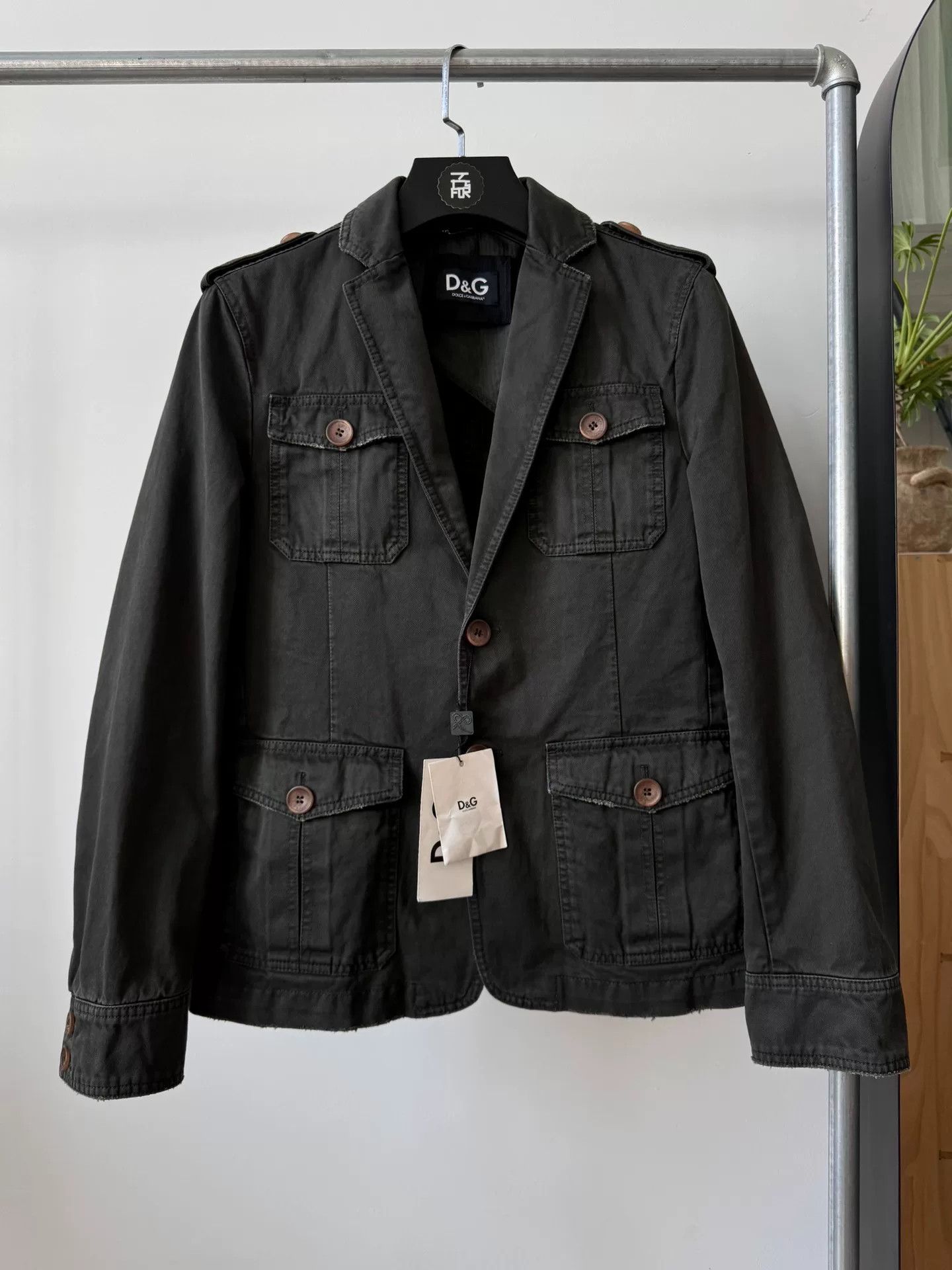 Dolce & Gabbana Dolce & Gabbana Military Style Jacket Size US S / EU 44-46 / 1 - 1 Thumbnail