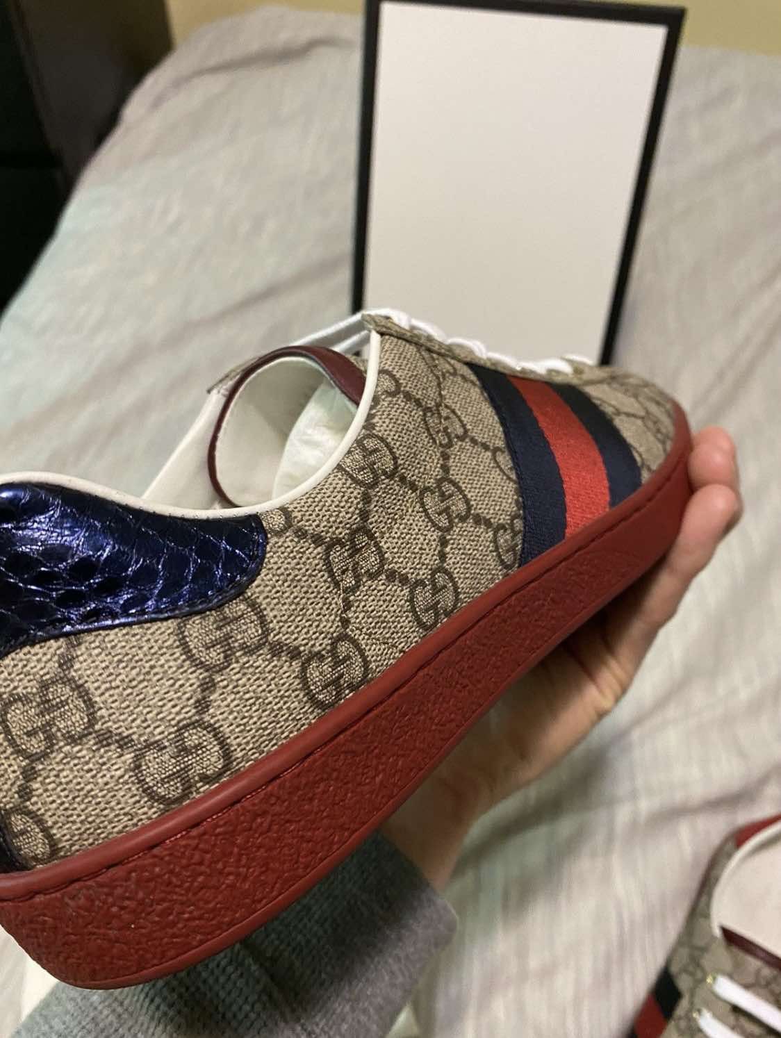 Gucci Gucci GG Supreme New Ace Sneakers Size US 9 / EU 42 - 5 Thumbnail