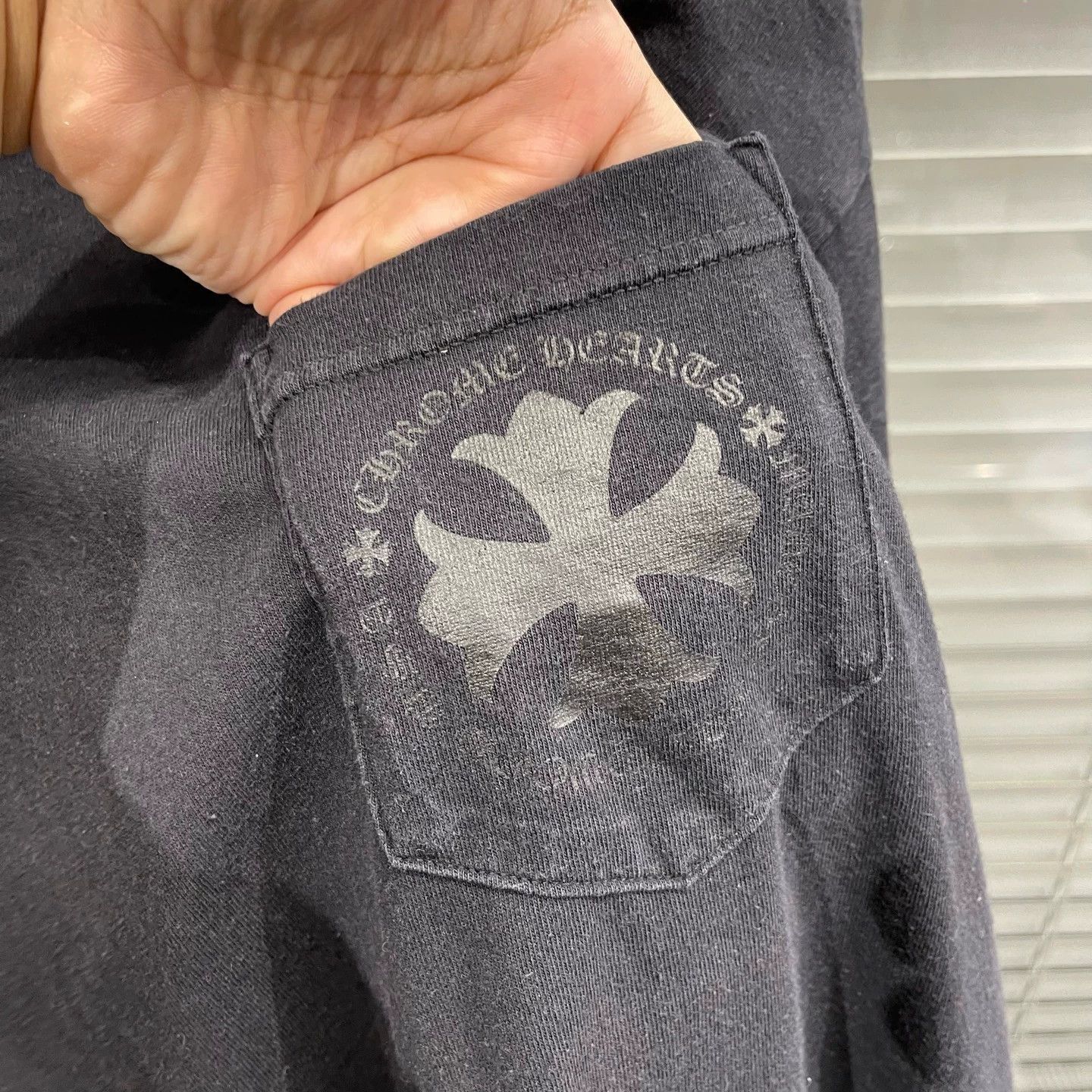 Chrome Hearts Black Long Sleeve Shirt with Chest Pocket Size US M / EU 48-50 / 2 - 4 Thumbnail