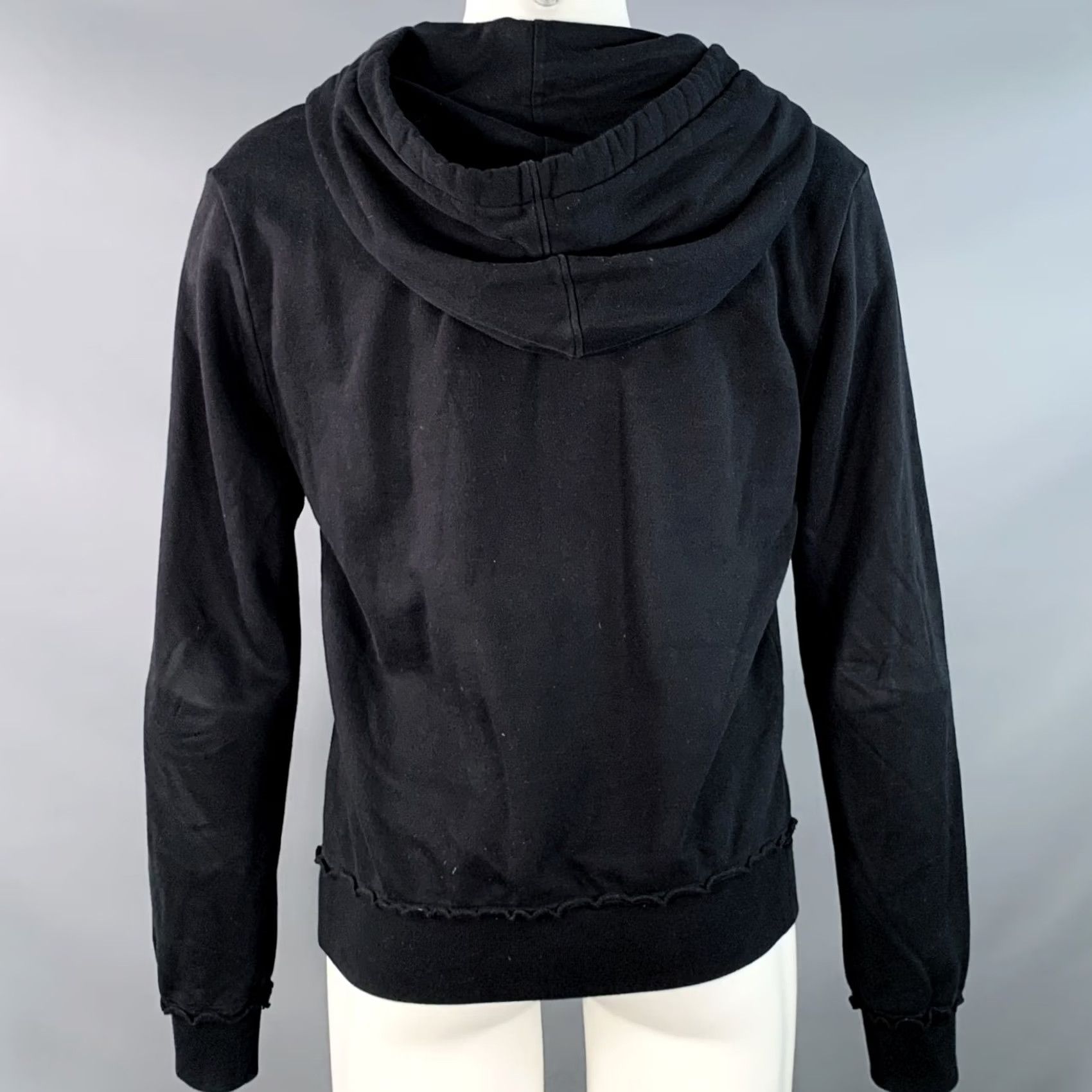 Dolce & Gabbana Dolce & Gabbana Size S Black Muhammad Ali Print Cotton Hooded Sweatshirt Size US S / EU 44-46 / 1 - 4 Thumbnail