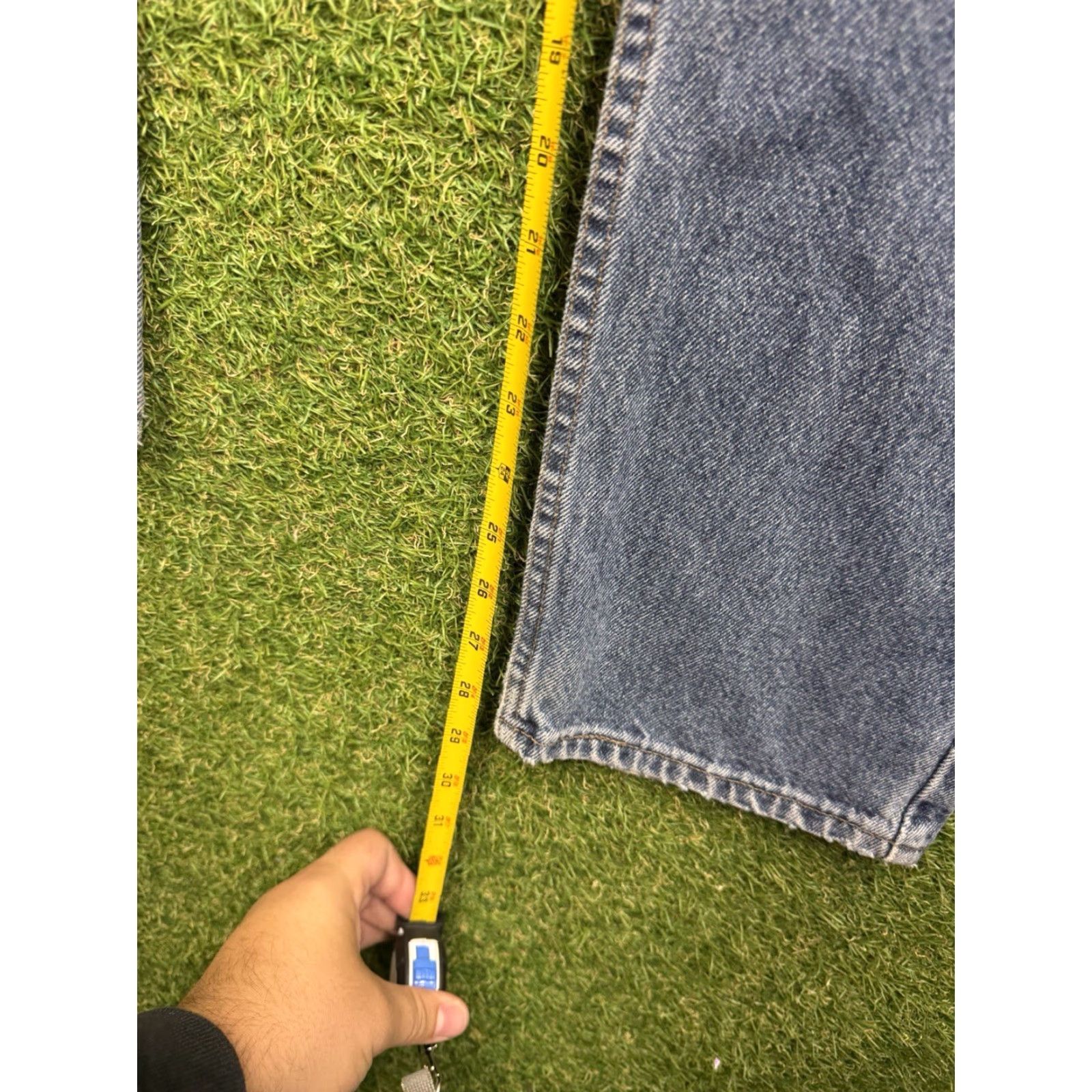 Levi's Levi's 505 Jeans Men's 36x30 Regular Straight Fit Medium Wash Blue Denim Casual Size US 36 / EU 52 - 4 Thumbnail