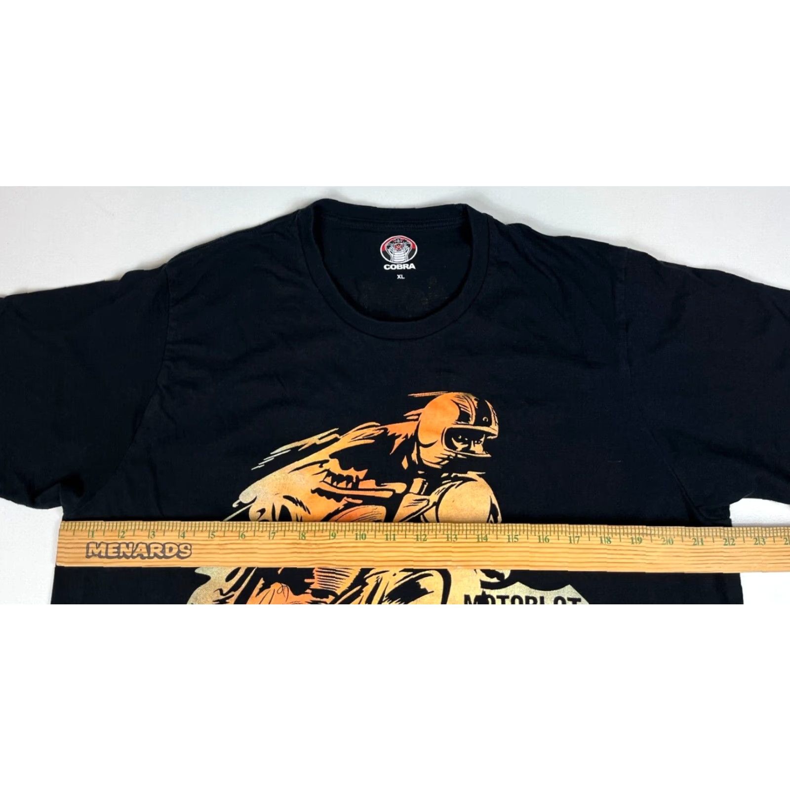 Speedo Cobra Motoblot Speed Club T-Shirt Men’s XL Black Cotton Double-Sided Crew Neck Short Sleeve Shirt Size US XL / EU 56 / 4 - 7 Thumbnail