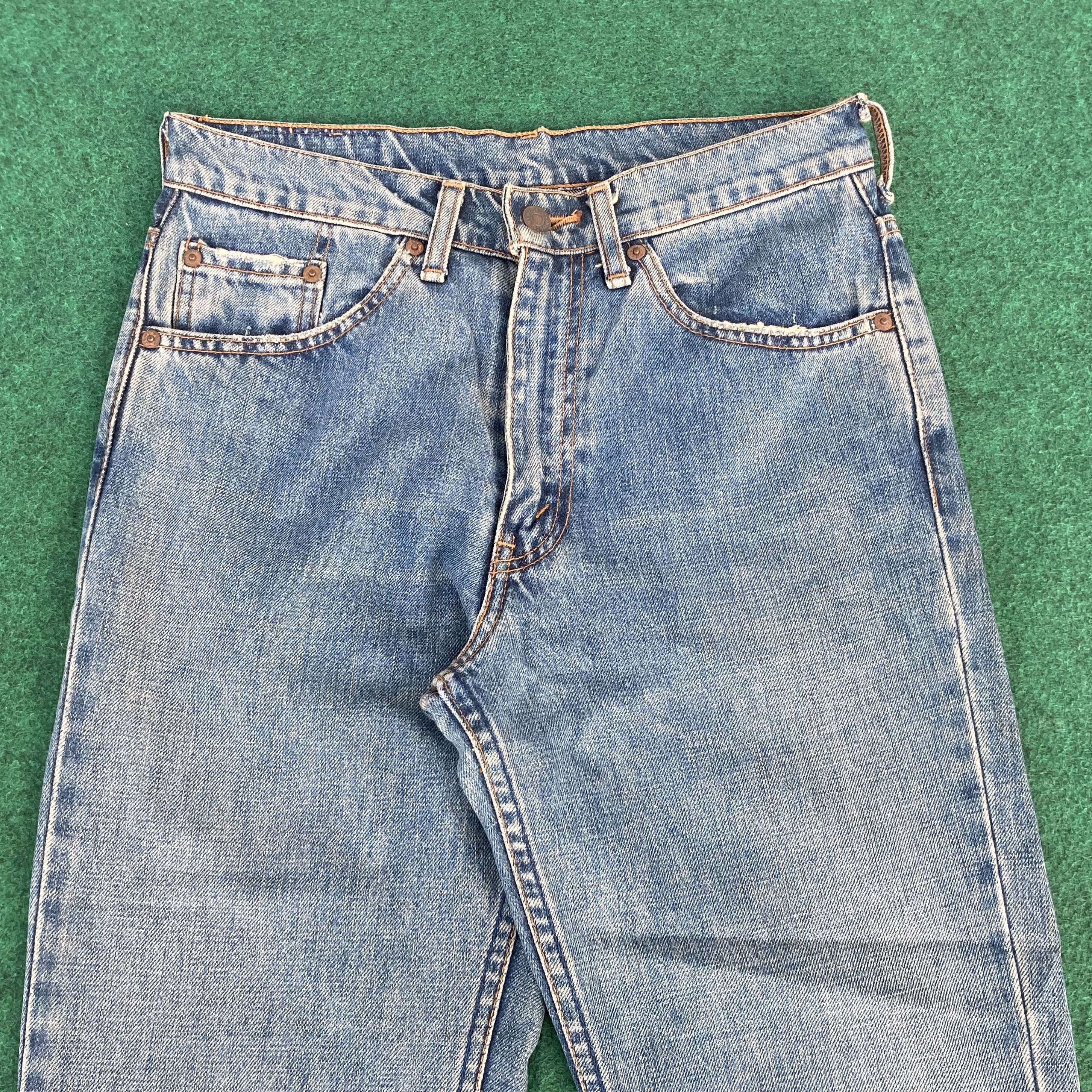 Vtg Levis 517 Denim Sz 29 Flare Bootcut Jeans