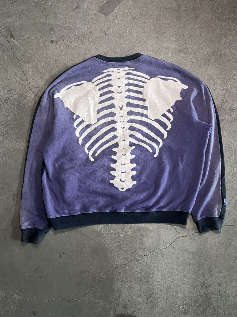 Kapital Kountry Fleece Bone 2TONE Skeleton Crewneck Size US XL / EU 56 / 4 - 2 Thumbnail