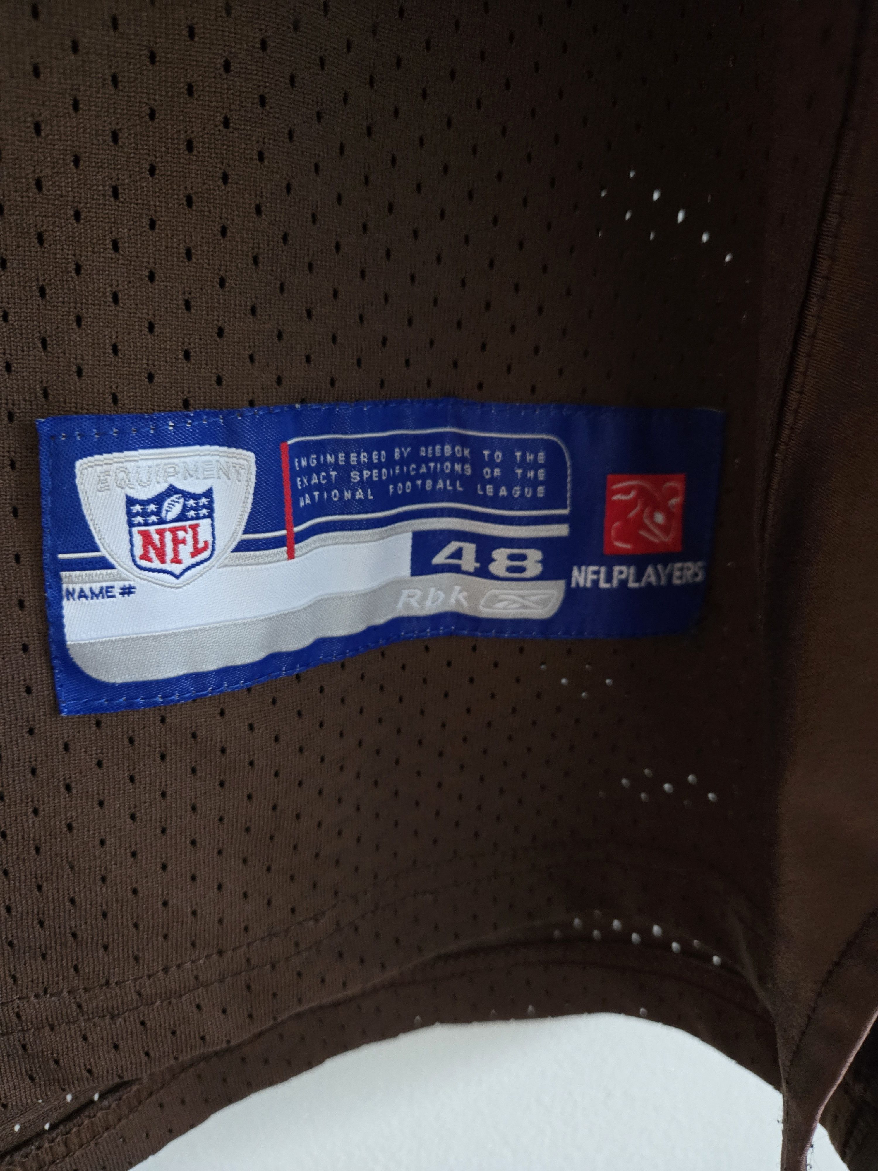 NFL × Reebok Authentic Brady Quinn - Reebok Size 48 - Cleveland Browns Size US M / EU 48-50 / 2 - 7 Thumbnail
