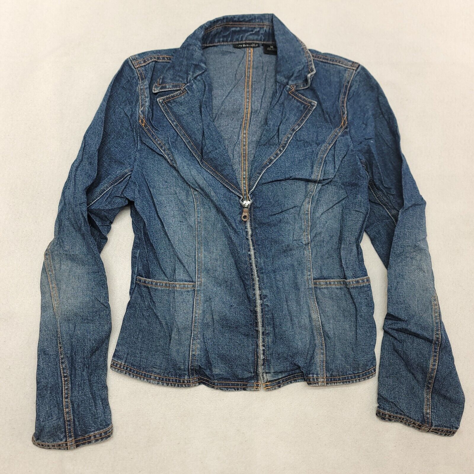Willi Smith Willi Smith Button Up Denim Jean Jacket Womens Size M Blue Size M / US 6-8 / IT 42-44 - 2 Thumbnail