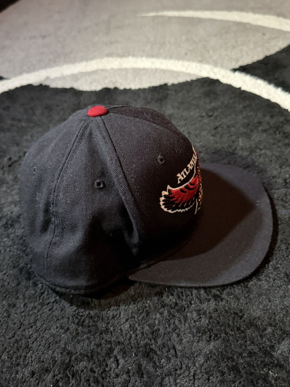 Mitchell & Ness Vintage Atlanta Hawks Hat Mitchell & Ness 50th Anniversary Size ONE SIZE - 5 Thumbnail