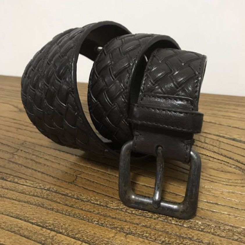 Bottega Veneta Bottega Veneta BV woven leather belt Size 95cm Size ONE SIZE - 1 Thumbnail