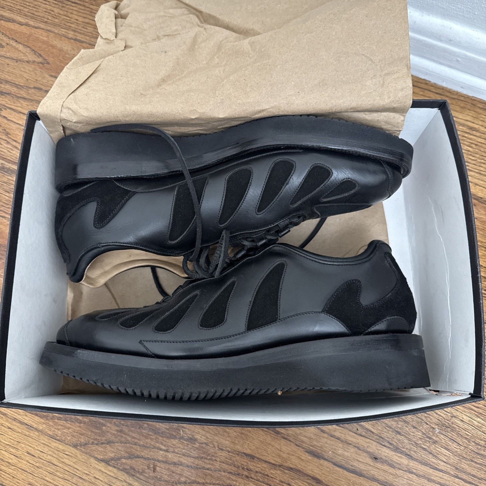 Yuketen YUKETEN LAND MAX 2T BLACK Size 10E 10 E Like 10,5 Size US 10 / EU 43 - 13 Thumbnail