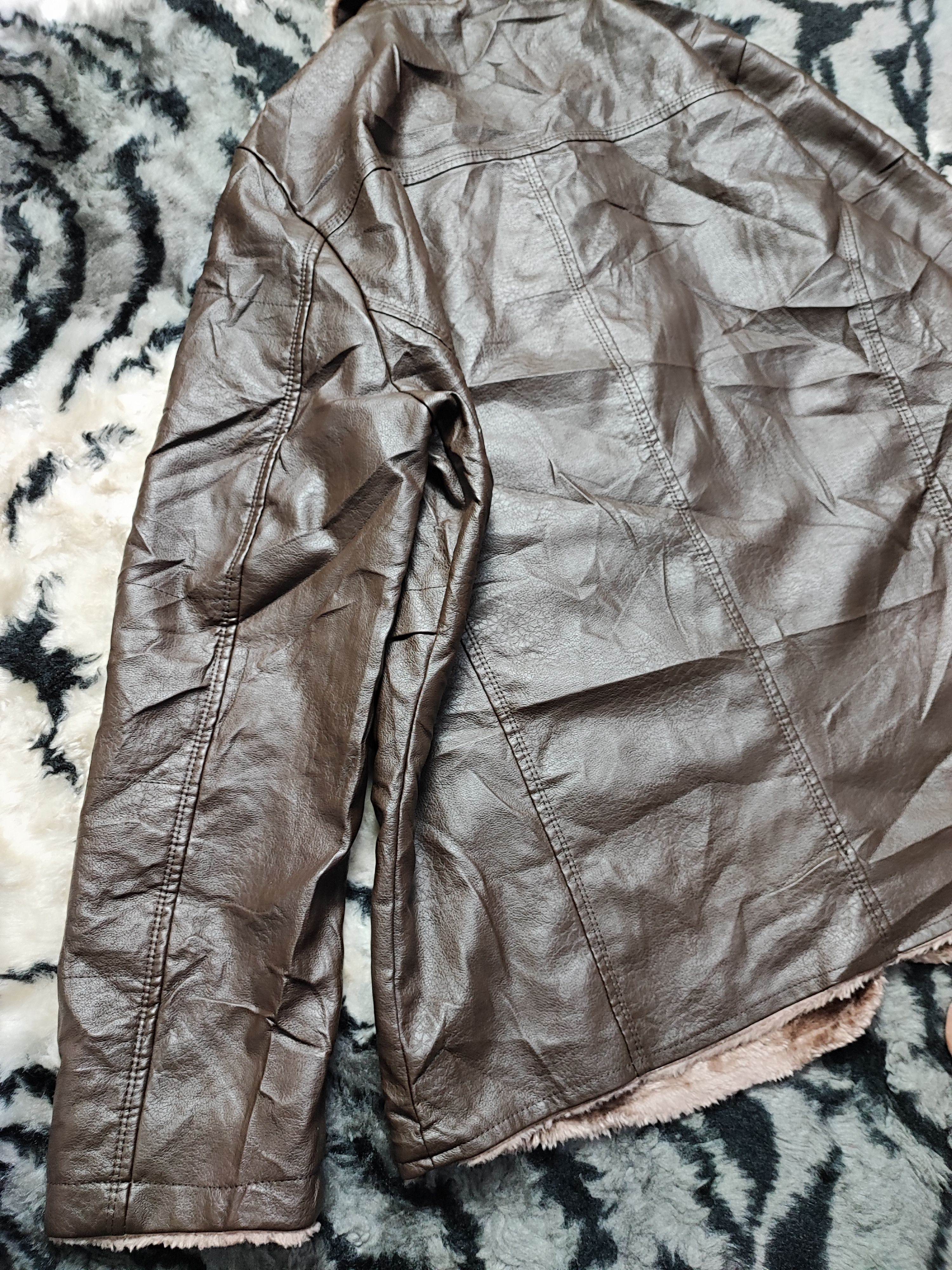 Genuine Leather Vintage Leather Jacket by Schdarrow Khnor Size US L / EU 52-54 / 3 - 12 Thumbnail