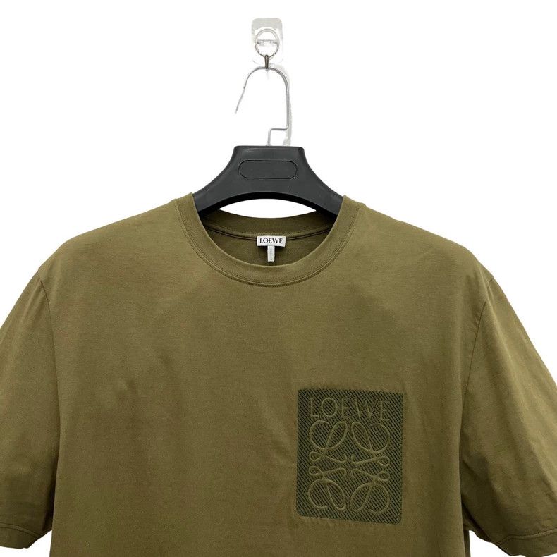 Loewe LOEWE Embroidered flower pocket decorated short sleeve T-s Size US M / EU 48-50 / 2 - 2 Thumbnail