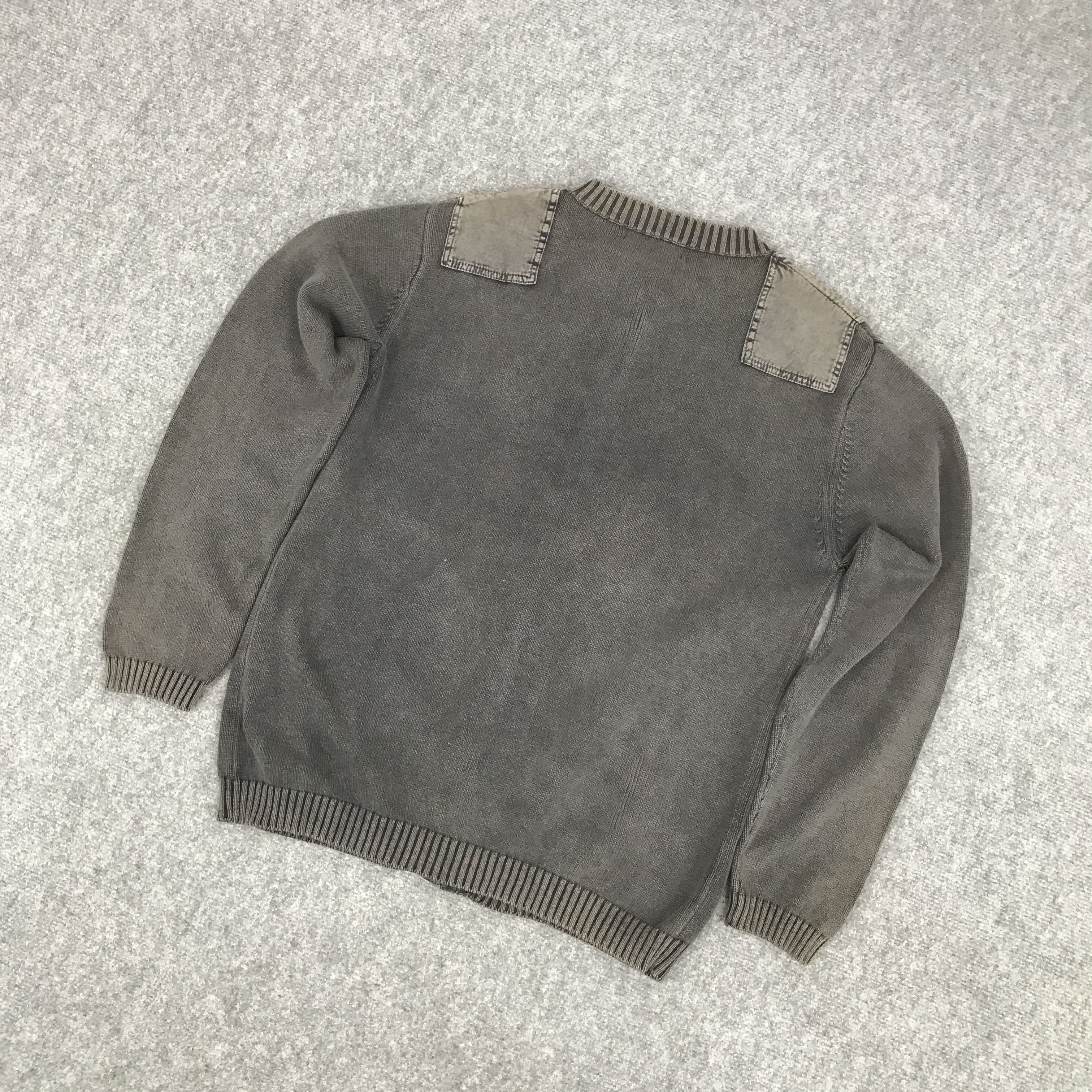 If Six Was Nine × Japanese Brand × Le Grande Bleu (L.G.B.) BEAMS JAPAN BLACK FADED KNITWEAR ZIPPER JACKET Size US L / EU 52-54 / 3 - 6 Thumbnail