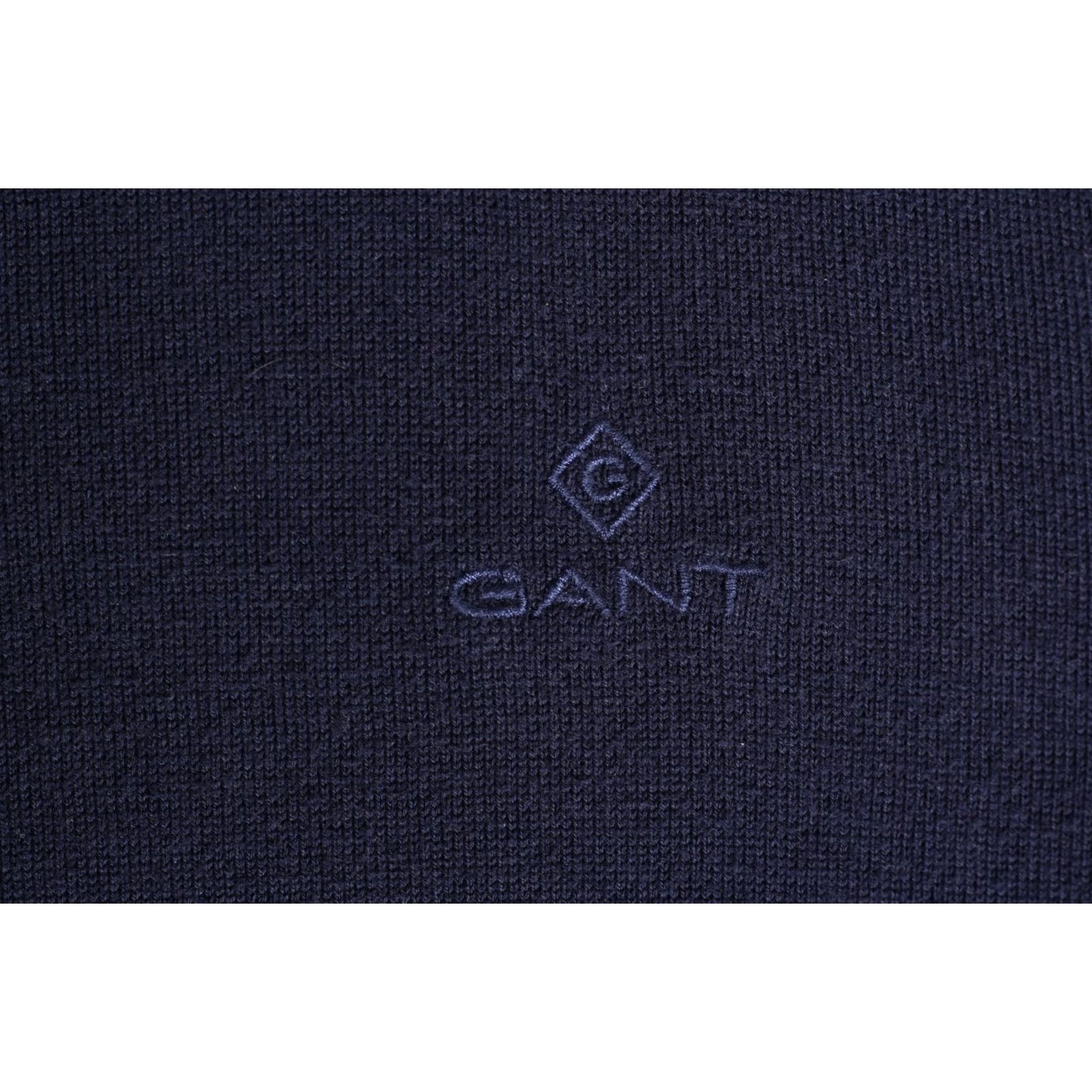 Gant GANT Pima Cotton Crew Neck Classic Jumper Sweater Men L Blue VR1715 Size US L / EU 52-54 / 3 - 3 Thumbnail