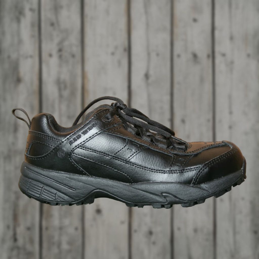 Red Wing RED WING 6337 Black Leather Aluminum Safety Toe Work Oxfords Men's 6.5 D Shoes Size US 7 / EU 40 - 1 Thumbnail