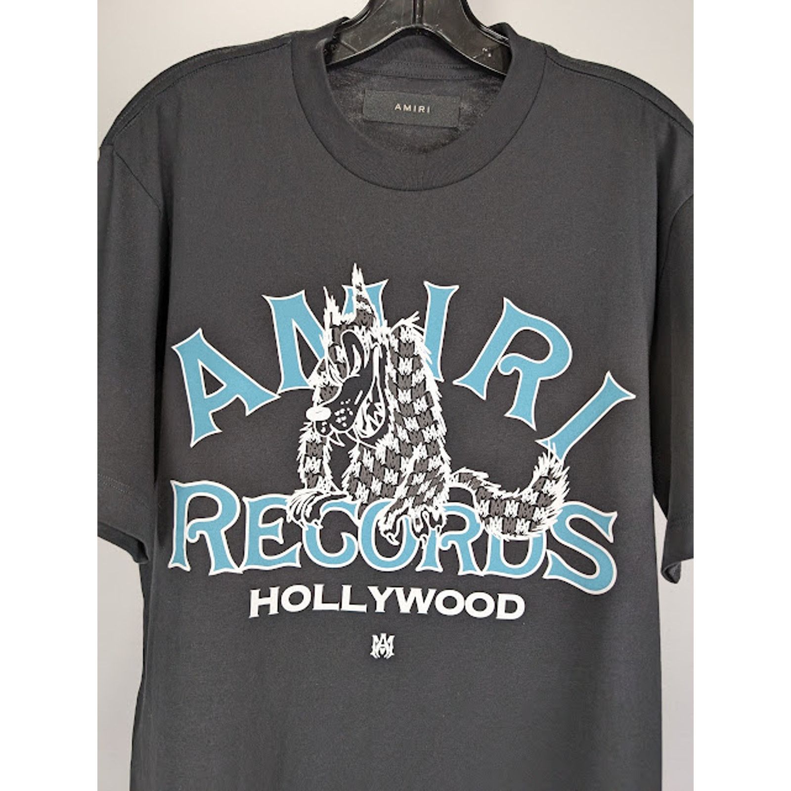 Amiri o1rshd1 Global Records T-Shirt in Black M Size US M / EU 48-50 / 2 - 4 Thumbnail