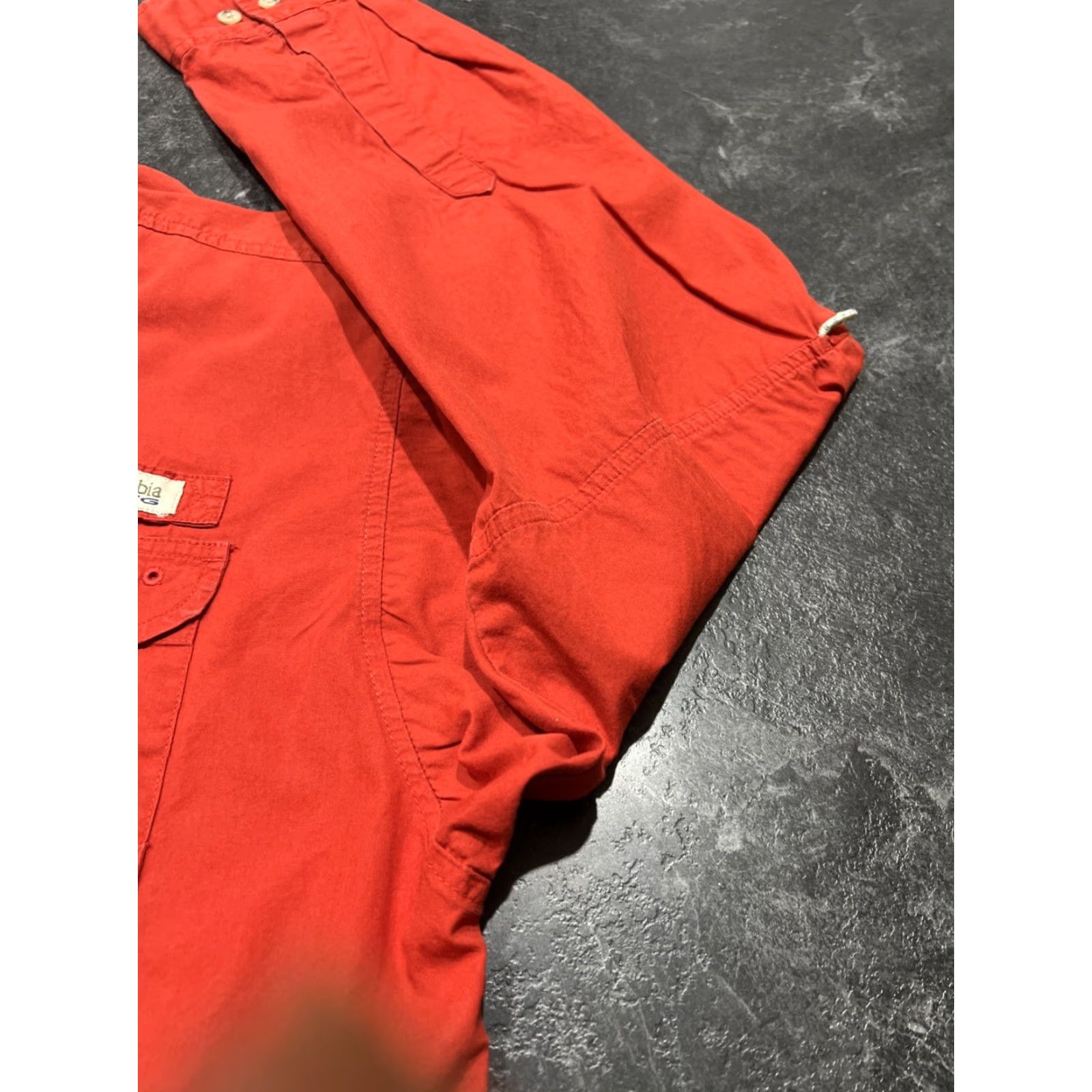 Logo 7 Columbia PFG Fishing Shirt Mens L Red Long Sleeve Button-Down Outdoor Logo Shirt Size US L / EU 52-54 / 3 - 2 Thumbnail