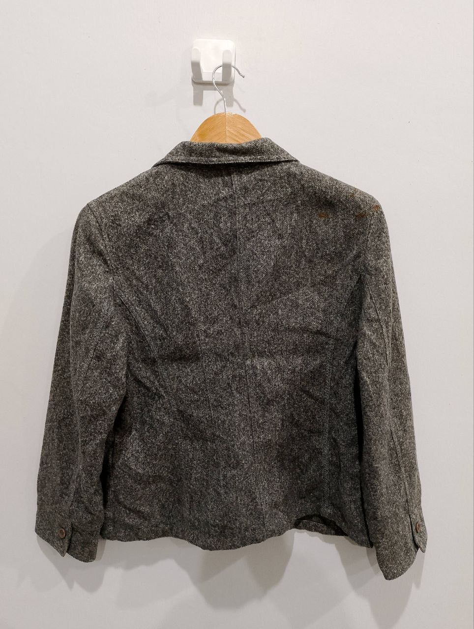 Japanese Brand CREAMYZ Japan Multicolour Herringbone Jacket Size L / US 10 / IT 46 - 2 Thumbnail