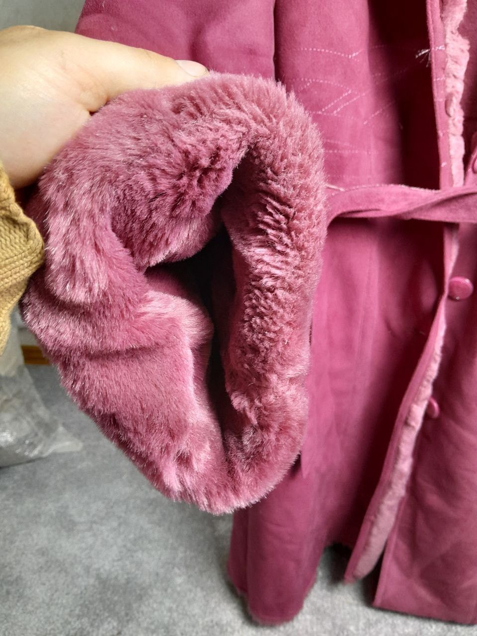 Other Vintage Genuine Shearling Sheepskin Bomber Jacket size M Size M / US 6-8 / IT 42-44 - 6 Thumbnail