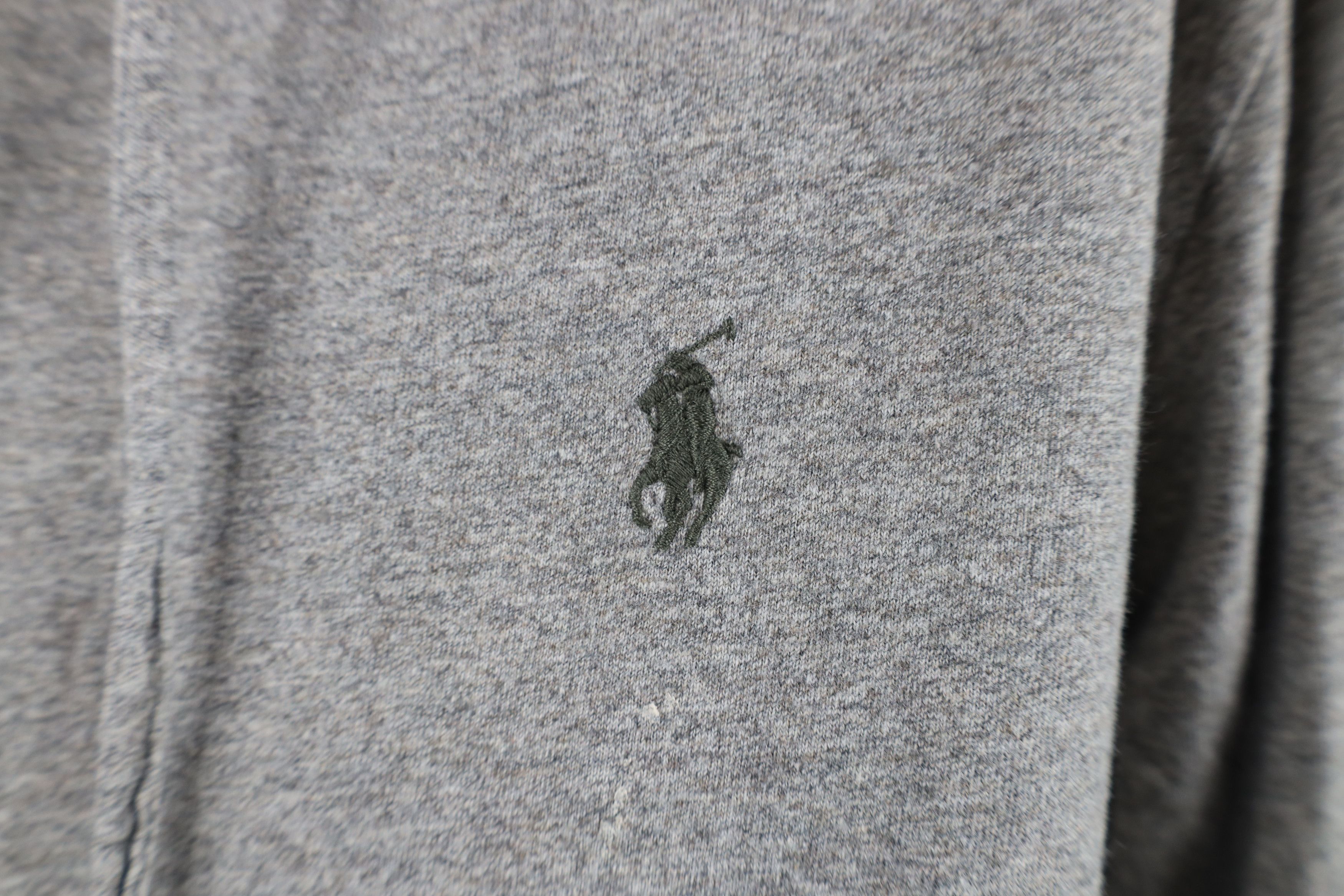 Ralph Lauren Vintage Ralph Lauren Lightweight Hoodie T-Shirt Gray Size US S / EU 44-46 / 1 - 4 Thumbnail