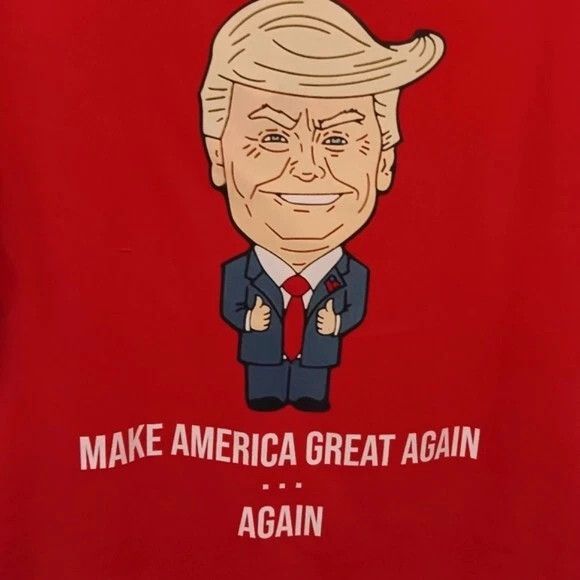Gildan Trump "Make America Great Again Again" Red T-Shirt - Large Size US L / EU 52-54 / 3 - 2 Thumbnail