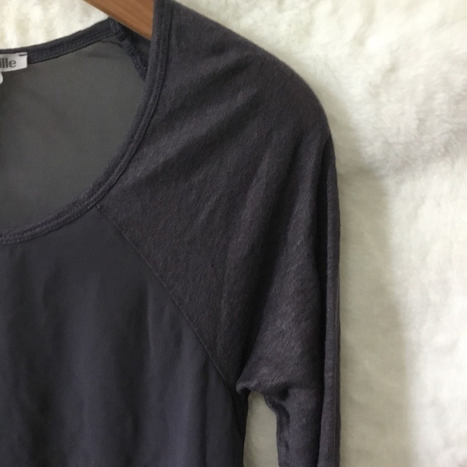Other Marseille Gray Sheer Asymmetrical Hem Tunic Size S / US 4 / IT 40 - 5 Thumbnail