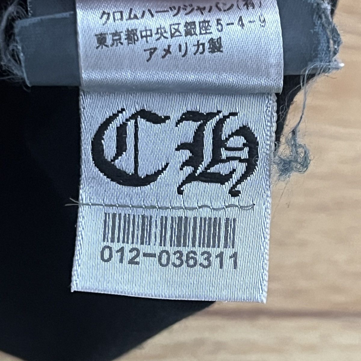 Chrome Hearts 💥 Chrome Hearts Exclusive Letter logo tee💥 Size US S / EU 44-46 / 1 - 18 Thumbnail