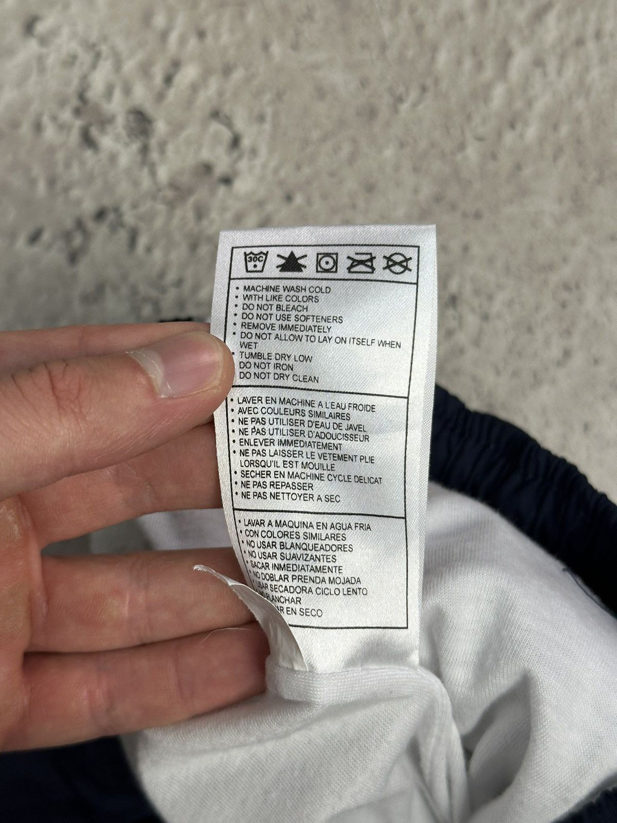 Nike × Vintage Vintage Nike Pants Nylon Y2K Drill Navy Blue Size US 33 - 12 Thumbnail