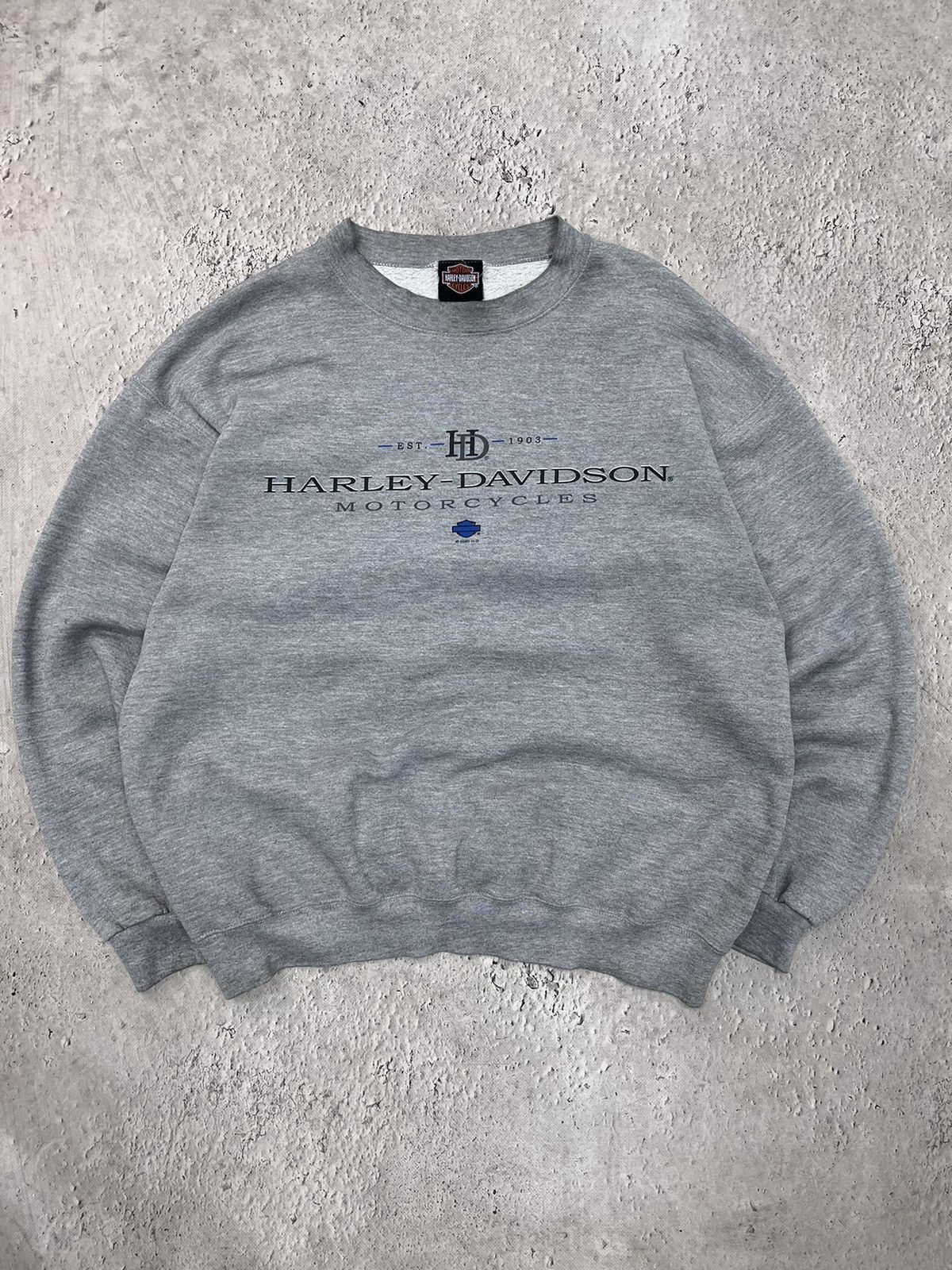 Harley Davidson × Vintage × West Coast Choppers harley davidson y2k lightning bolt skull sweatshirt -xI Size US XL / EU 56 / 4 - 1 Thumbnail