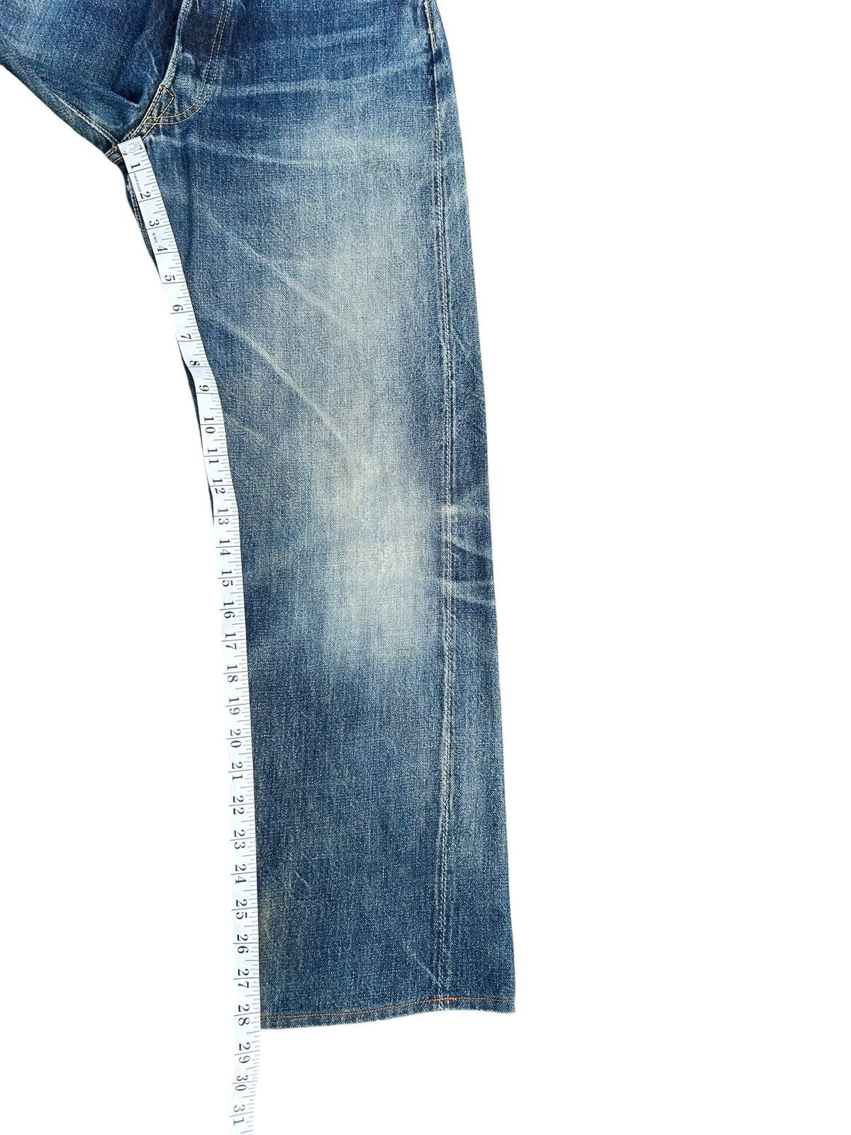 Kapital Vintage Skull Fab Four Selvedge Distressed Denim Jeans Size US 28 / EU 44 - 24 Thumbnail