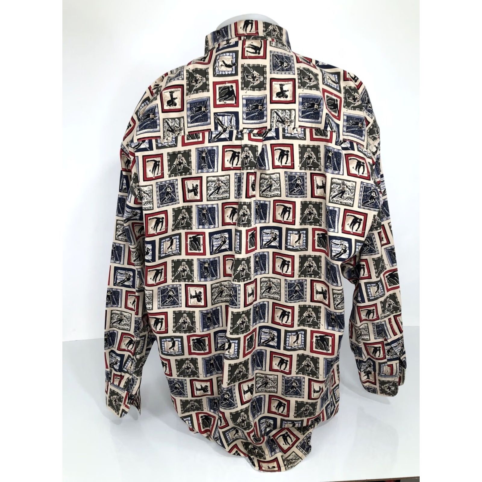 Ralph Lauren Ralph Lauren CHAPS Vintage Downhill Olympic SKI XL/2X Button-Up Shirt Size US XL / EU 56 / 4 - 5 Thumbnail