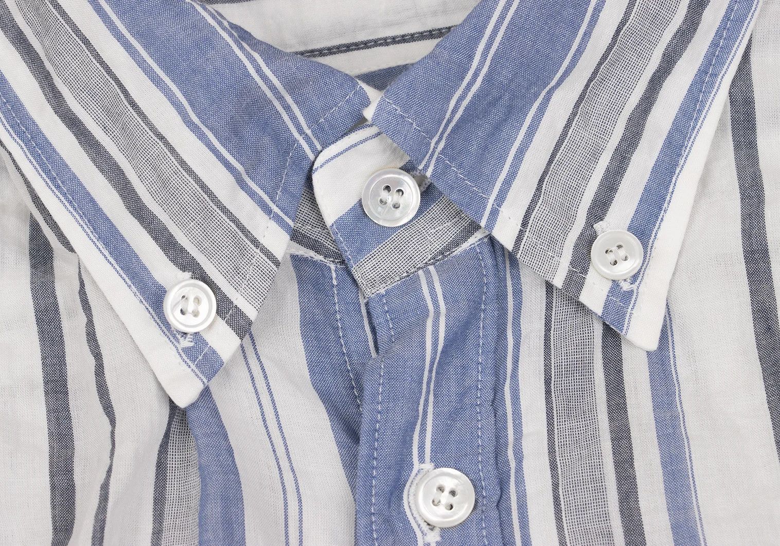 Yohji Yamamoto Yohji Yamamoto Striped Button-Down Shirt Size US M / EU 48-50 / 2 - 5 Thumbnail