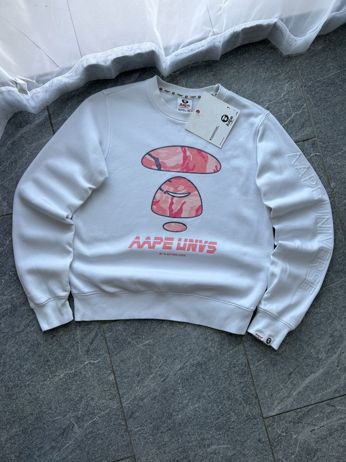 Aape Vintage sweatshirt a bathing ape aape big logo Size US XS / EU 42 / 0 - 2 Thumbnail