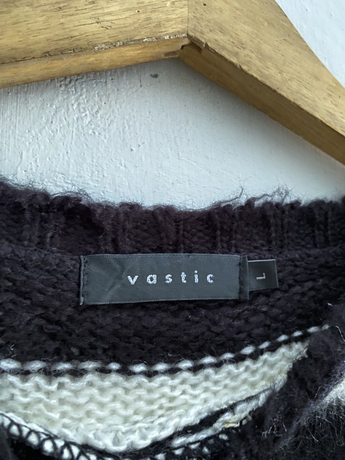 Hysteric Glamour Japanese vastic striped mohair knit Size US L / EU 52-54 / 3 - 4 Thumbnail