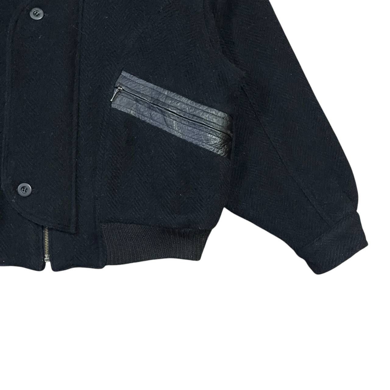 Issey Miyake Vintage Big Way Wool Bomber Jacket Issey Miyake Inspire Size US M / EU 48-50 / 2 - 4 Thumbnail